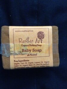 rustic art baby soap