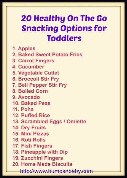 healthy on the go snacking options for toddlers