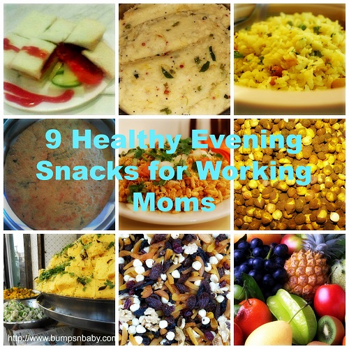 9 healthy evening snacks for working moms