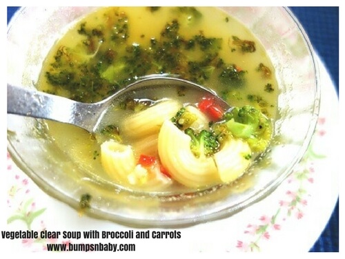 vegetable clear healthy soup recipe