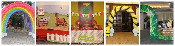 customised theme party supplies untumble
