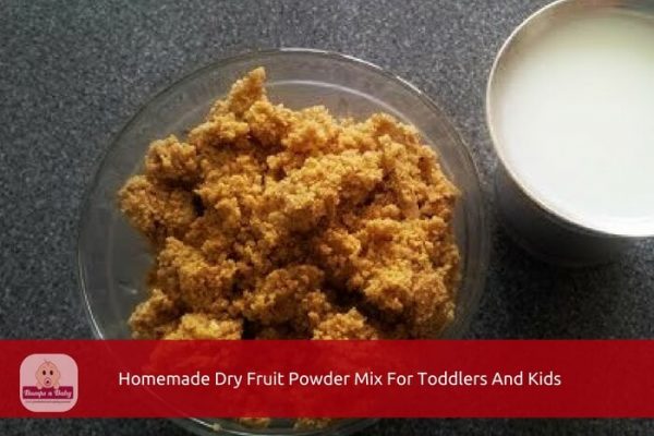 home made dry fruit powder mix
