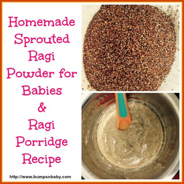 homemade sprouted ragi powder