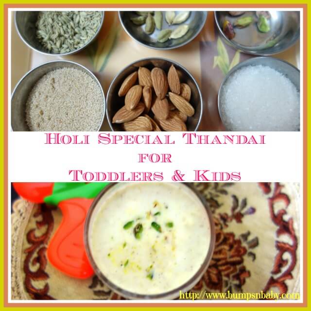 thandai recipe for toddlers and kids, milk thandai, holi drink, thandai mix, easy thandai recipe mix