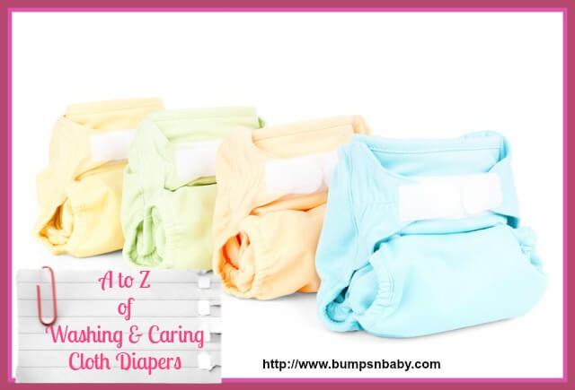 washing and caring cloth diapers