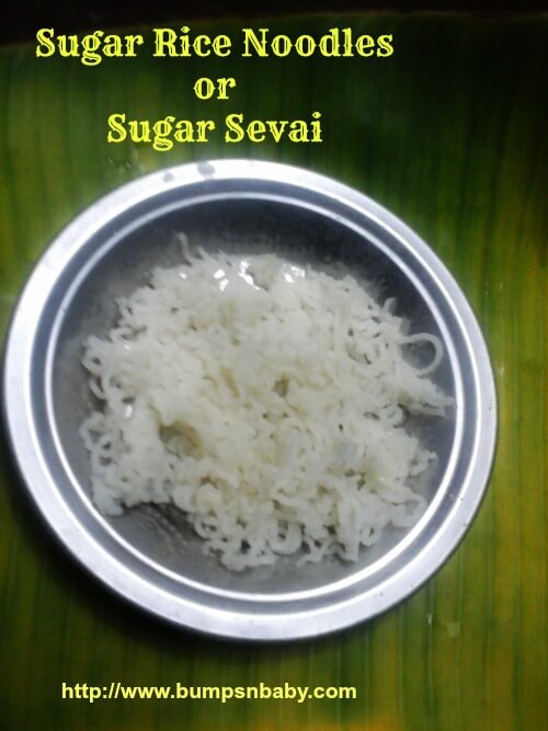 sugar rice noodles