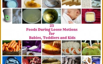foods during loose motions for babies