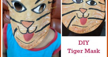 DIY tiger mask
