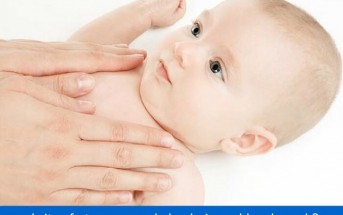 massage baby during cold and cough