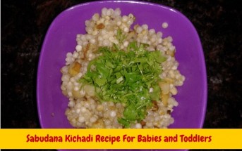 sabudana khichdi recipe for babies