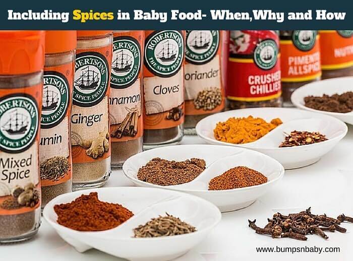 introducing spices to baby