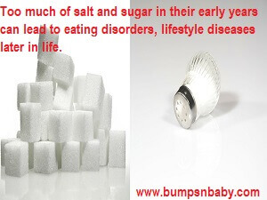 why no salt and sugar for babies less than 1 year 