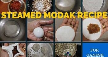 steamed modak recipe
