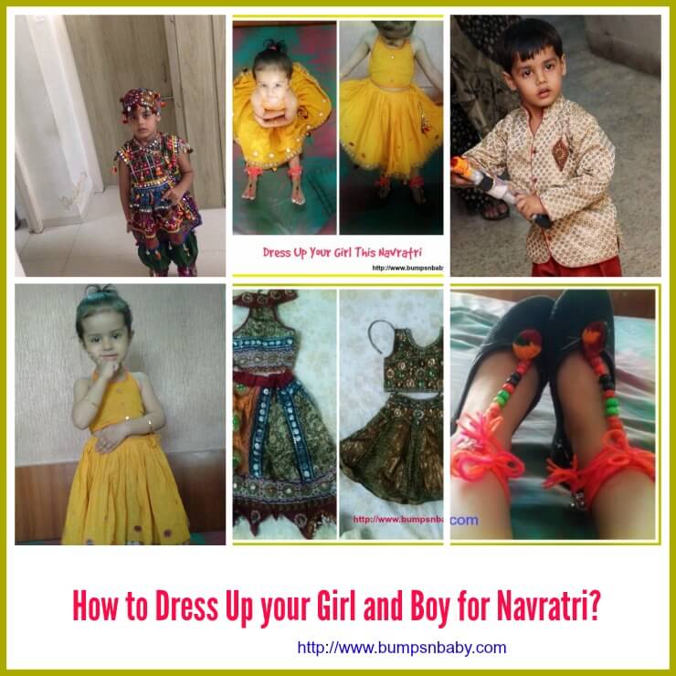 how to dress up kids for navratri