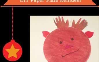 paper plate reindeer diy