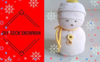 diy snowman sock