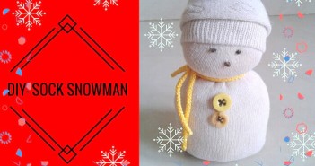 diy snowman sock