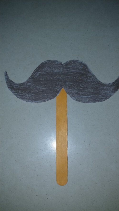 new year moustache