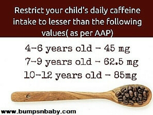 tea and coffee for child