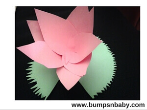 paper lotus flower diy