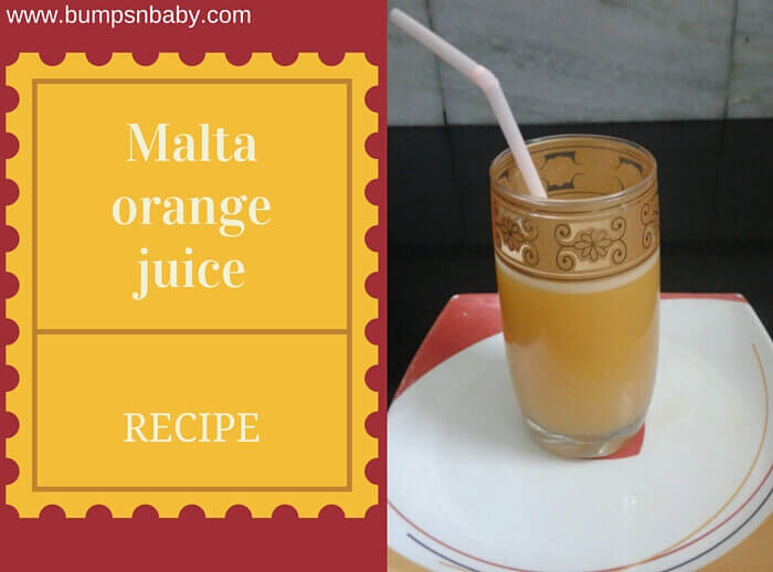 orange juice recipe for toddlers