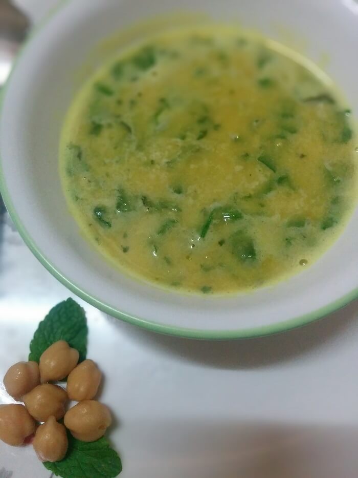 chickpea and spinach soup recipe for babies