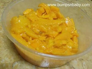 mango lassi mango pieces