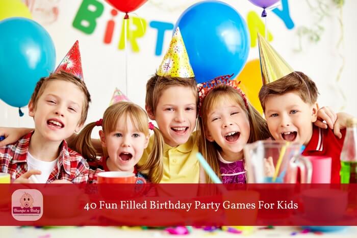 40 birthday party games for kids