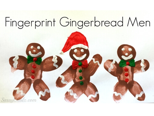 Christmas crafts for kids ginger bread man