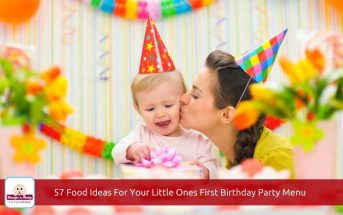 first birthday party menu