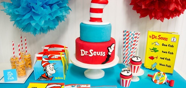 dr. seuss birthday party themes for girls