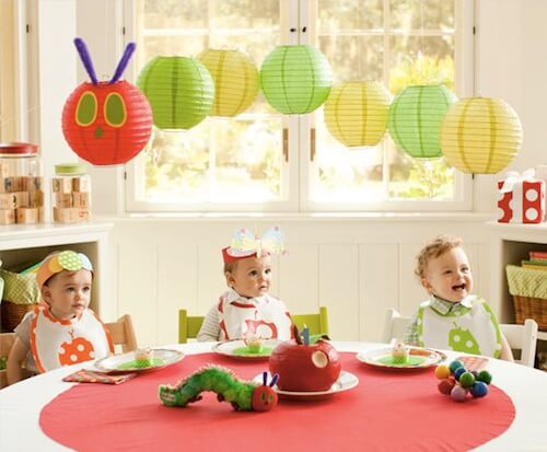 hungry catepillar birthday party themes for girls