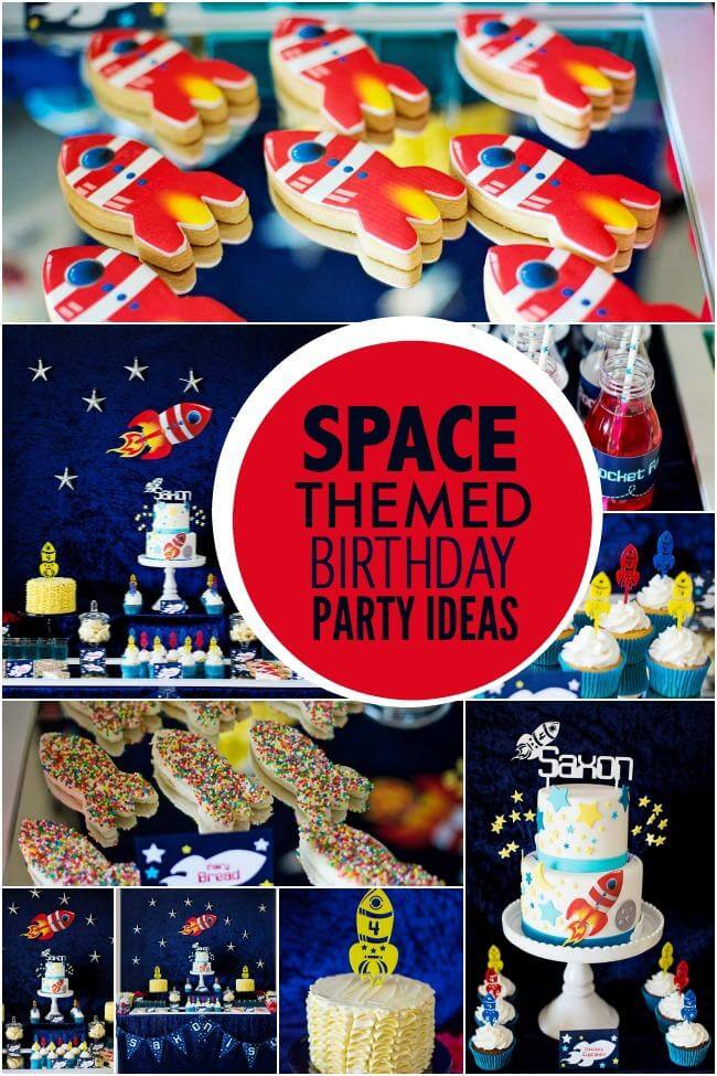 space birthday party themes for girls